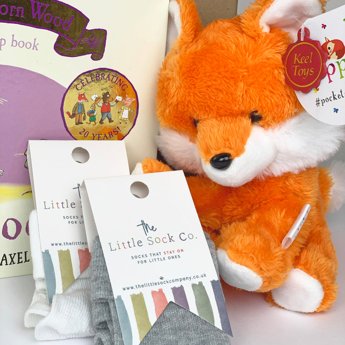 Classic Fox's Socks Book and Cuddly Toy Baby and Toddler Gift Set