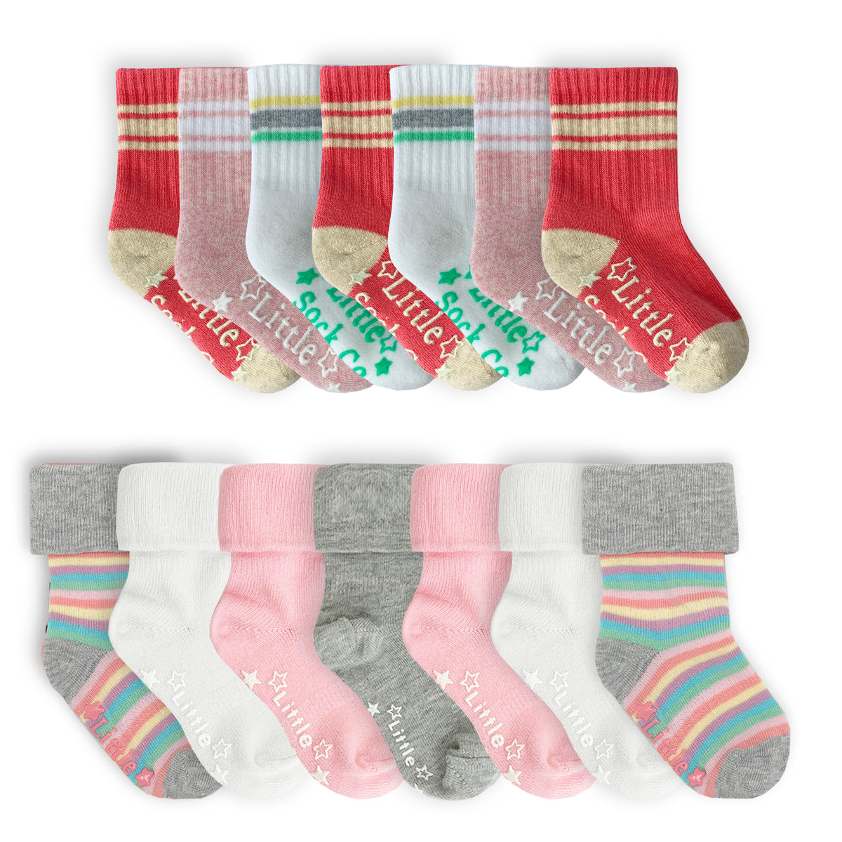 Socks Super Set - Sporty + Originals - Pink