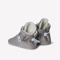 Stay-on, Non-Slip Booties - Pebble Linen - Perfect pram Slipper and Baby Carrier boot