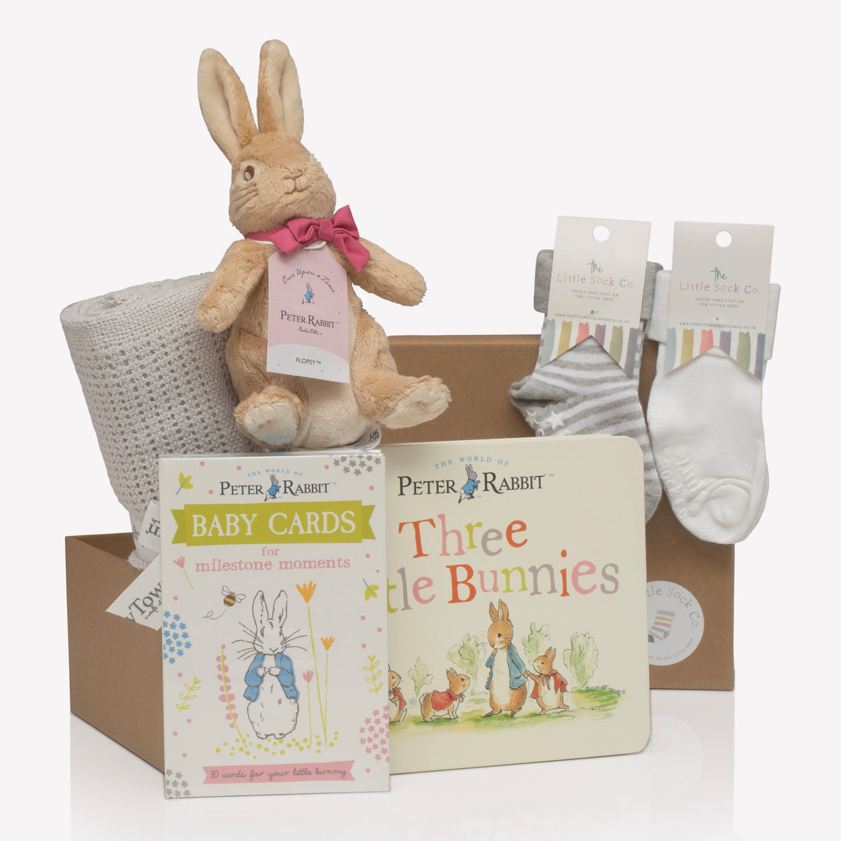 Flopsy Bunny Cuddly Toy and Book Gift Set