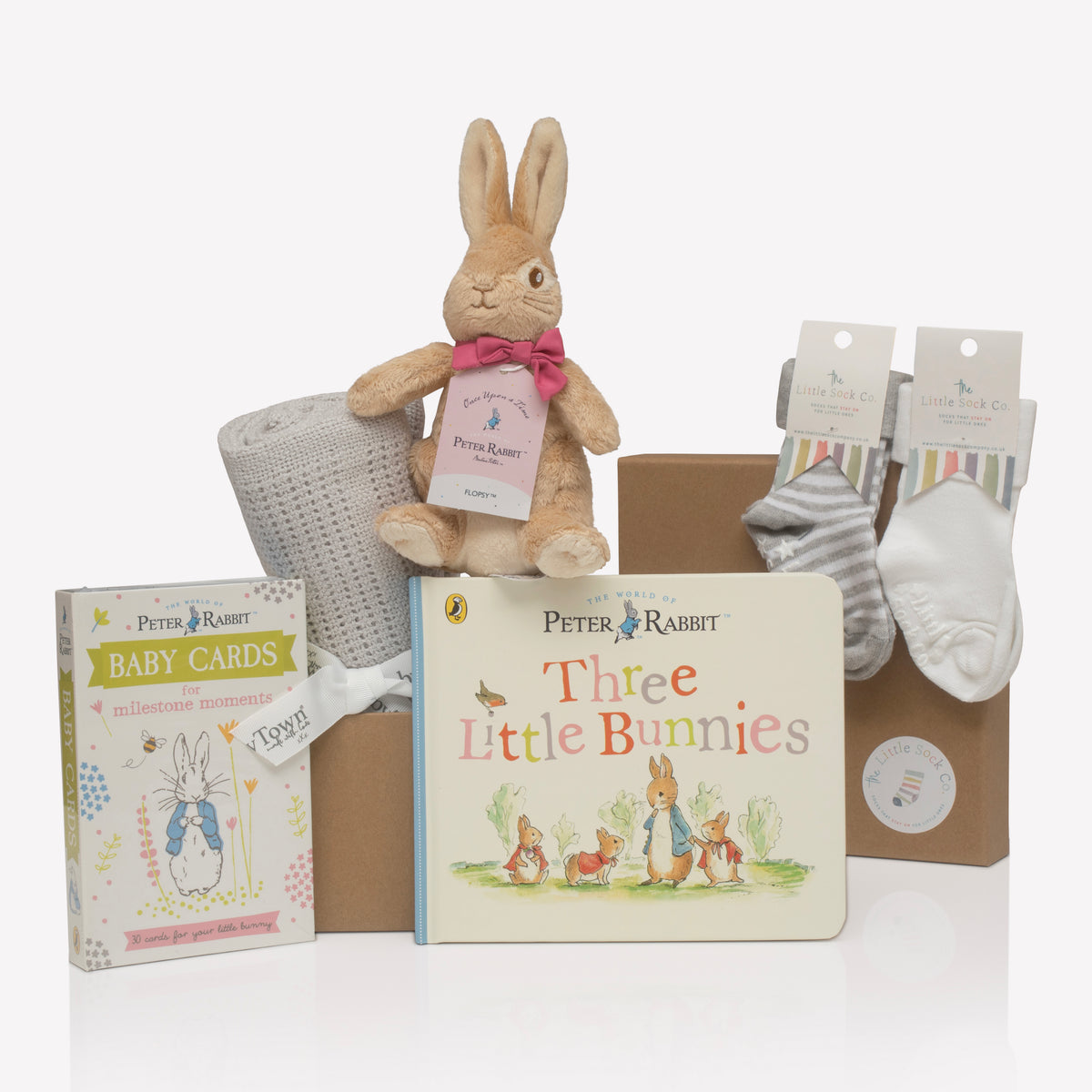 Flopsy Bunny Cuddly Toy and Book Gift Set