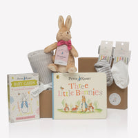 Personalised My First Flopsy Bunny Large Gift Set - Soft Cuddly Toy and Book for Baby and Toddler