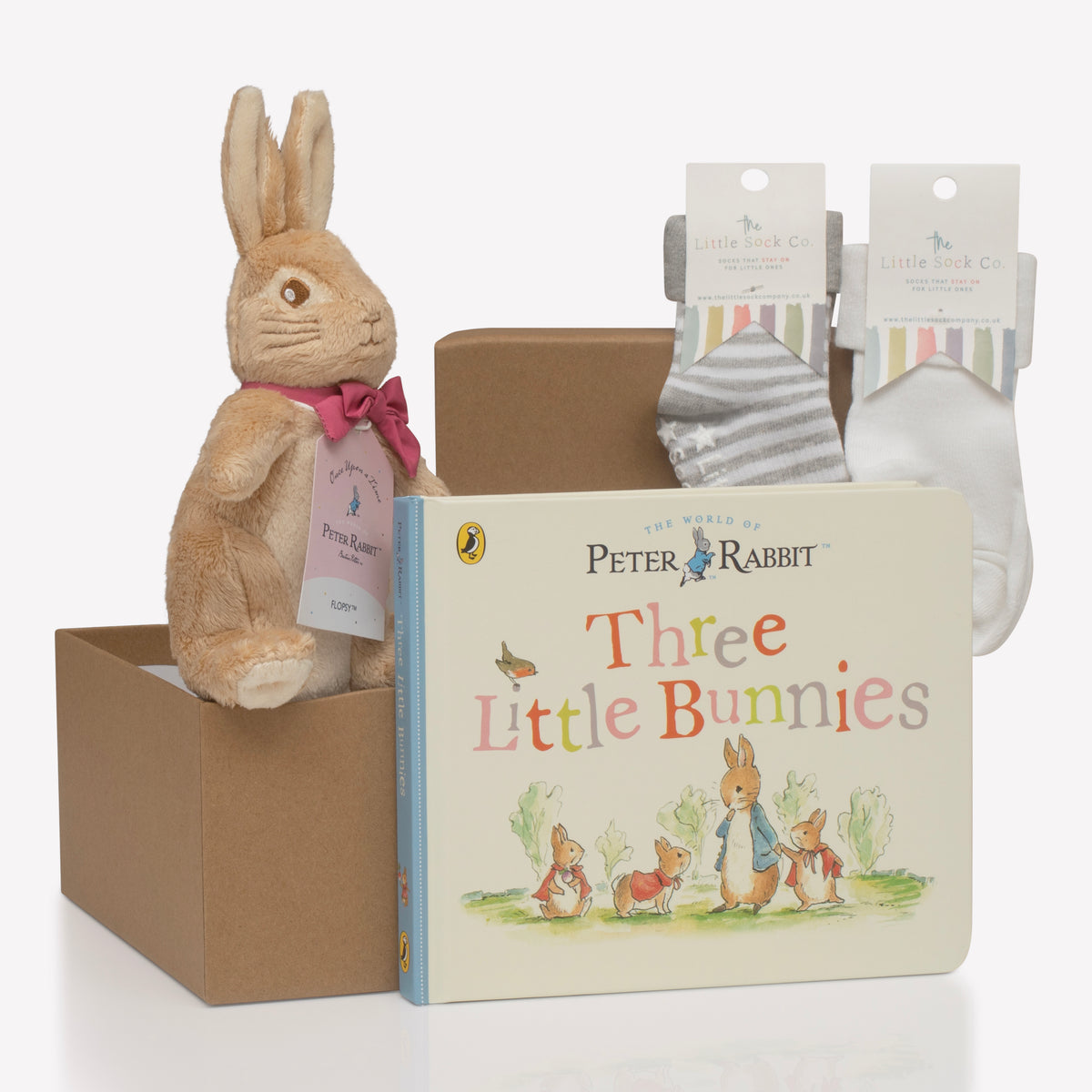 Flopsy Bunny Cuddly Toy and Book Gift Set