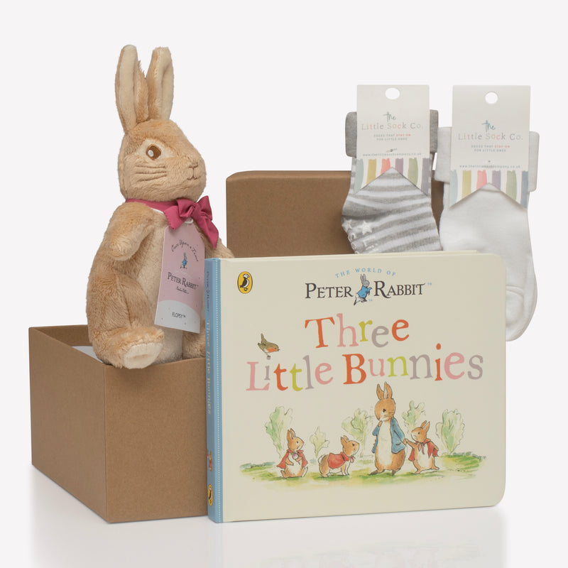 Flopsy Bunny Cuddly Toy and Book Gift Set