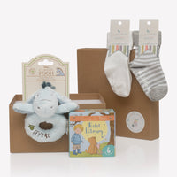 Eeyore Rattle and Book Gift Set - Newborn Baby Gift