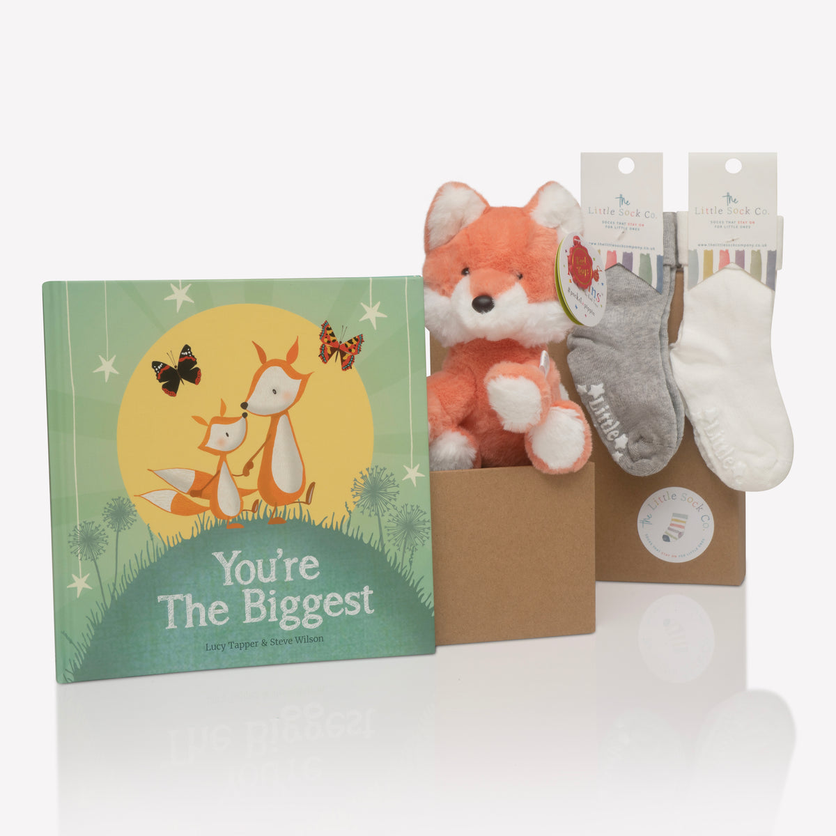 Older Sibling Fox Gift Set - You're The Biggest