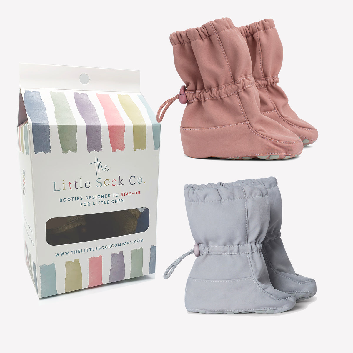 2 Pack of All Weather Stay-on Booties - Showerproof & Windproof