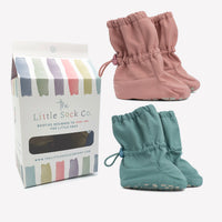 2 Pack of All Weather Stay-on Booties - Showerproof & Windproof