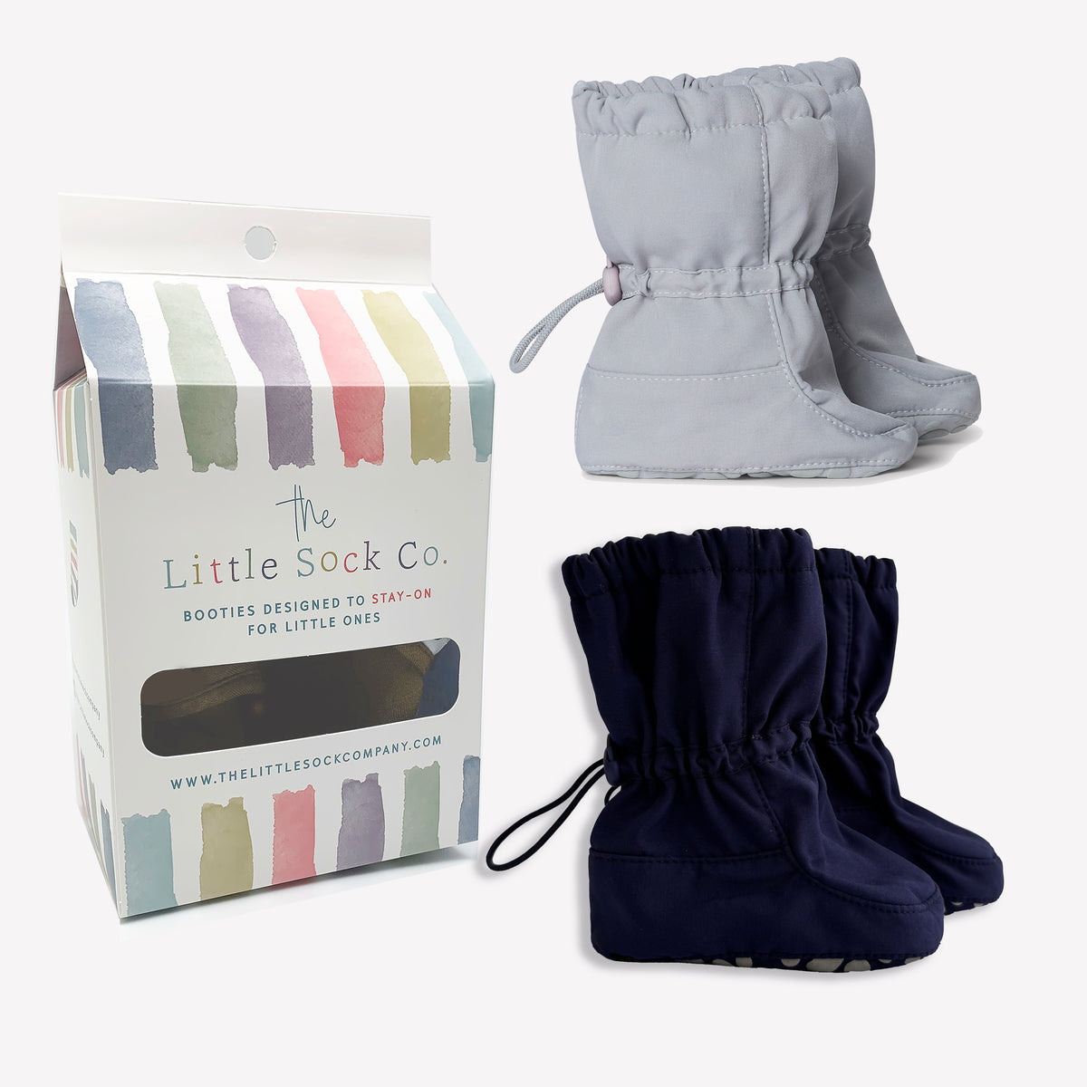 2 Pack of All Weather Stay-on Booties - Showerproof & Windproof