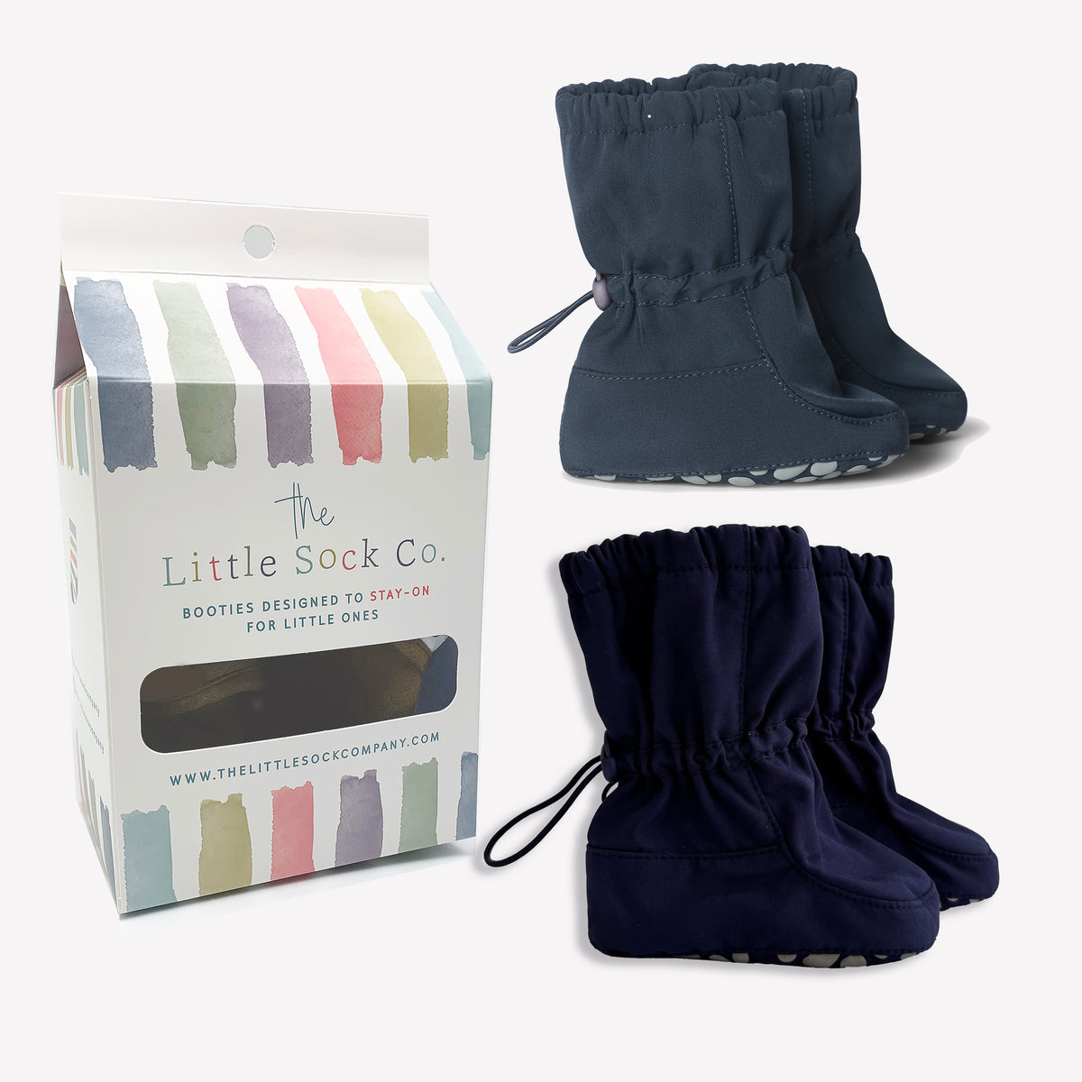 2 Pack of All Weather Stay-on Booties - Showerproof & Windproof