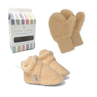 Cosy Borg Stay-On Booties & Mittens Bundle | Drift Mittens + Sherpa Booties