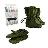 All Weather Stay-On Baby & Toddler Booties and Mittens Bundle | Thor