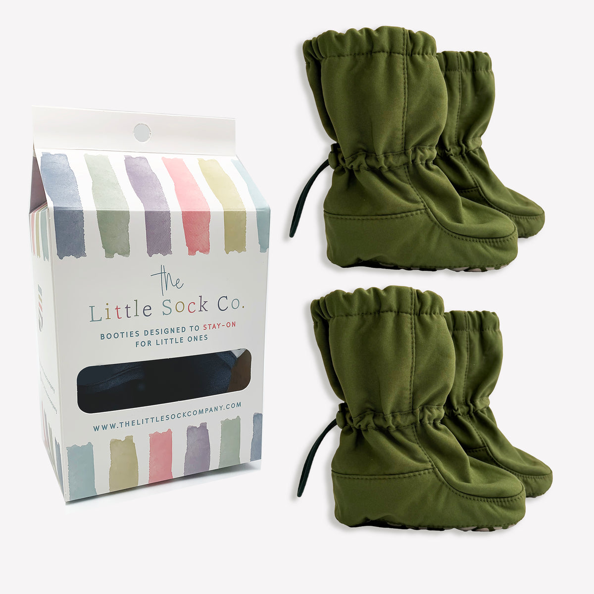 2 Pack of All Weather Stay-on Booties - Showerproof & Windproof