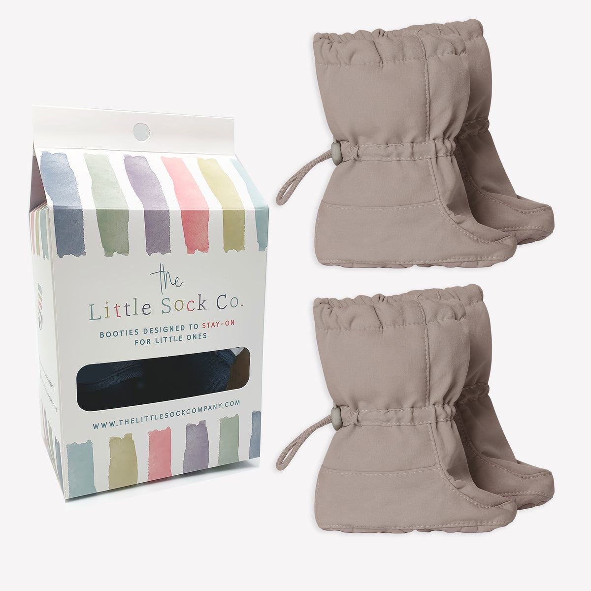 2 Pack of All Weather Stay-on Booties - Showerproof & Windproof