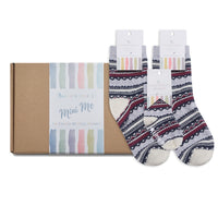Classic Mini + Me Matching Sock Gift Set in Chrissy - The Perfect Gift