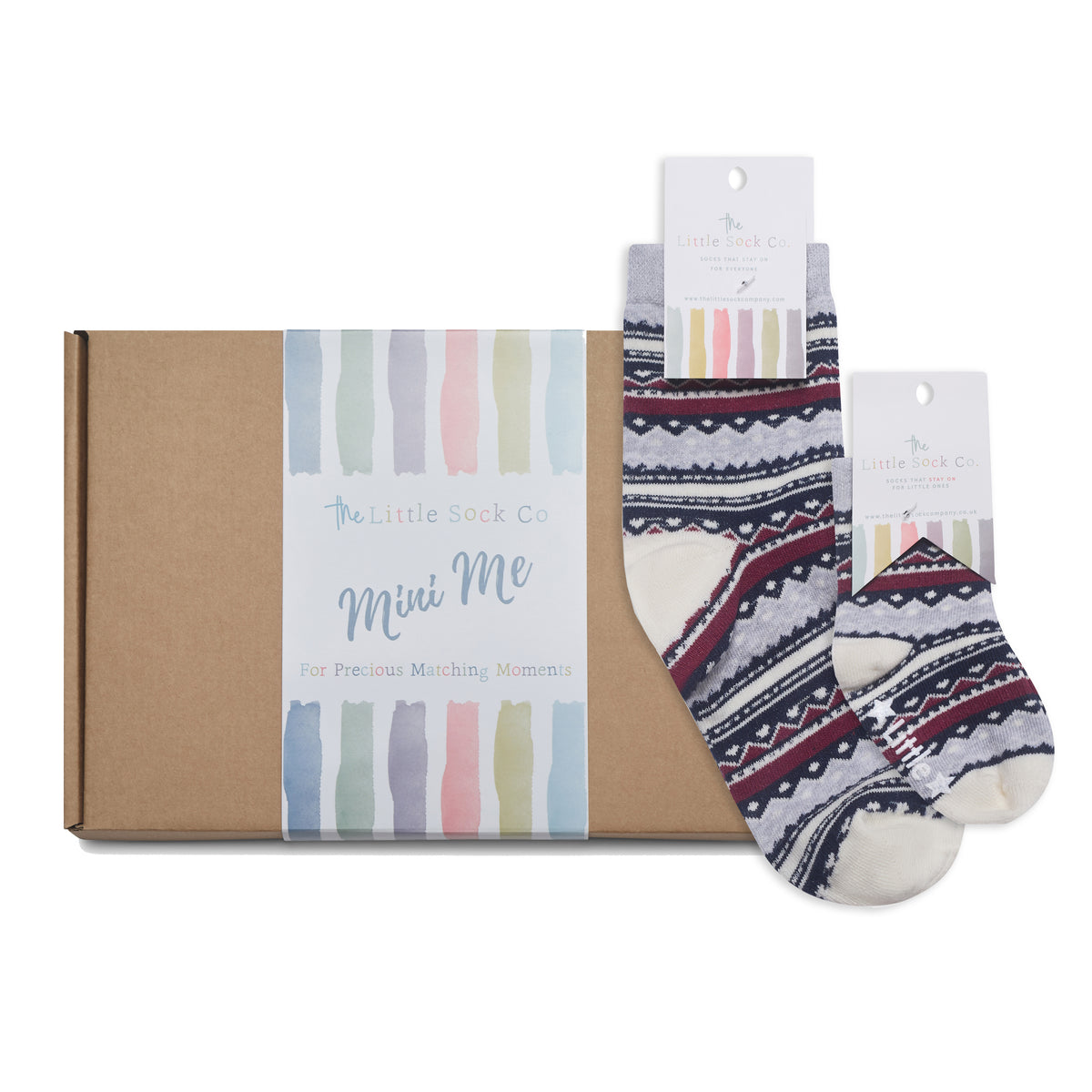 Classic Mini + Me Matching Sock Gift Set in Chrissy - The Perfect Gift