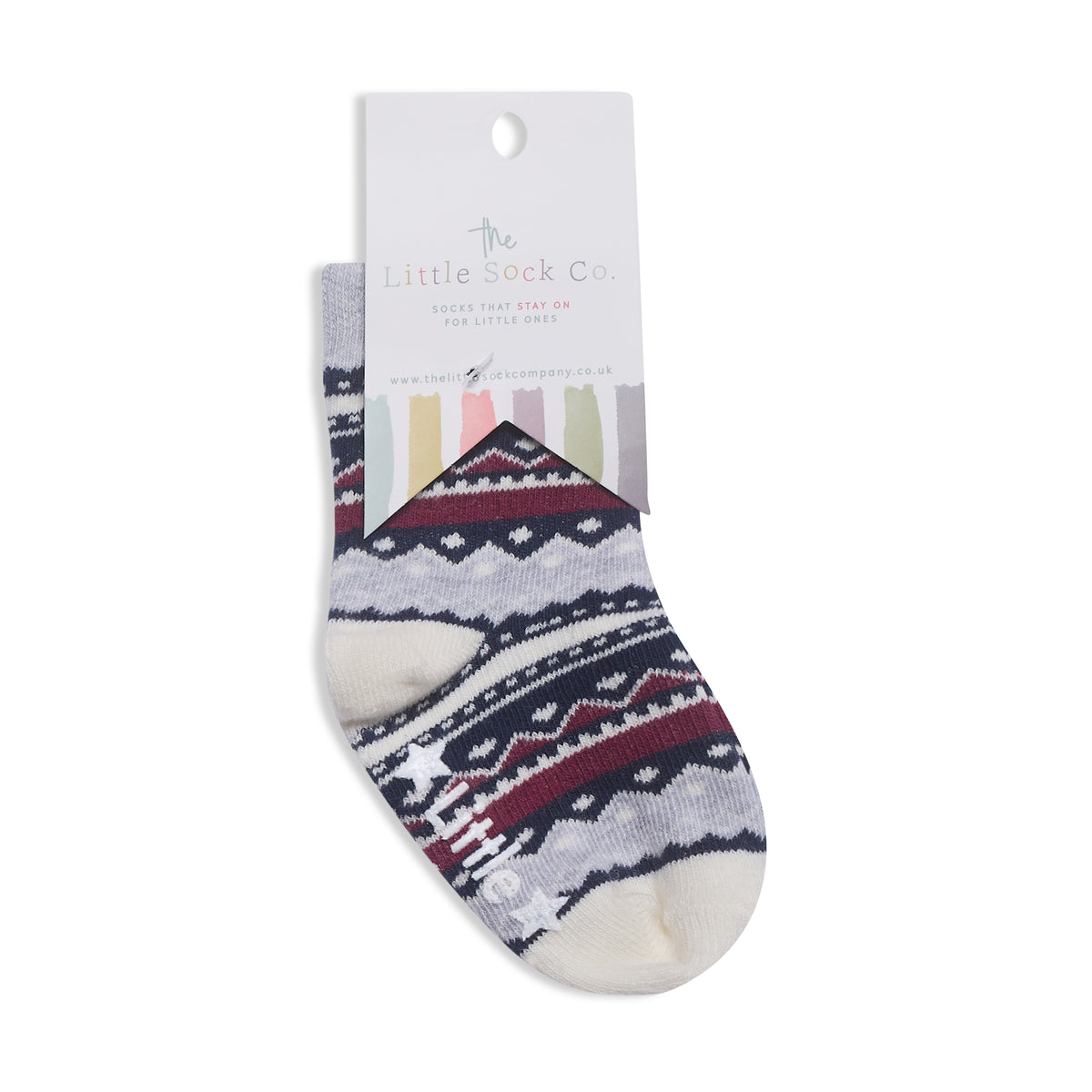 Classic Non-Slip Stay-on Socks - Chrissy - Single Child Pair