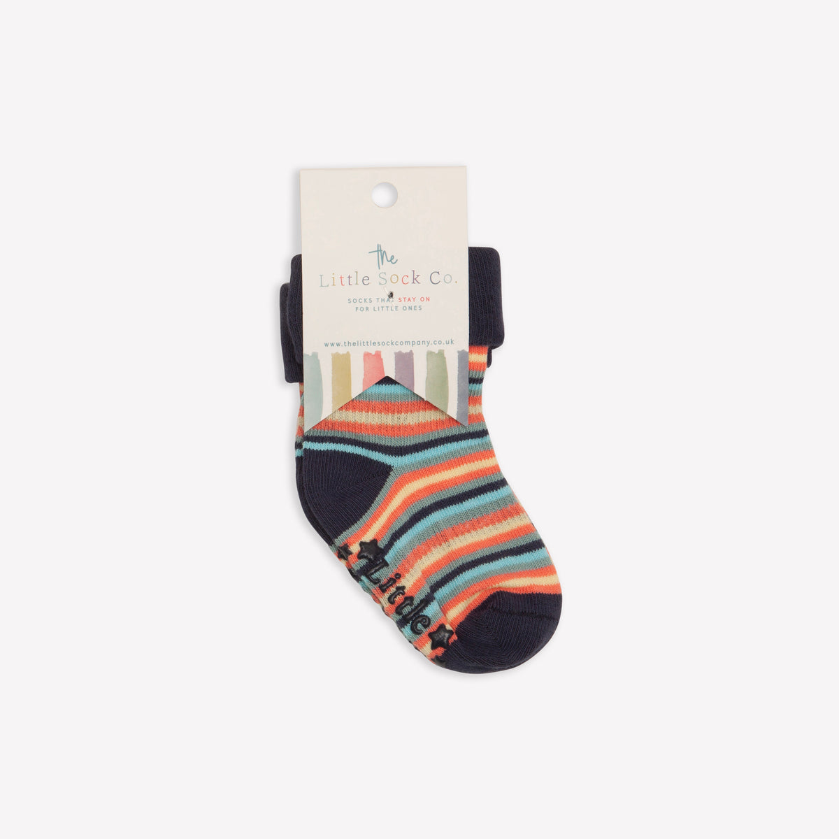 Baby & Child's Mini Me Matching Socks in Smarty Stripe