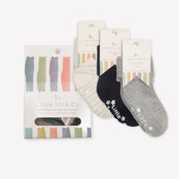 Gift Box of Socks - 3 Pairs of Cosy Non-Slip Stay-on Socks
