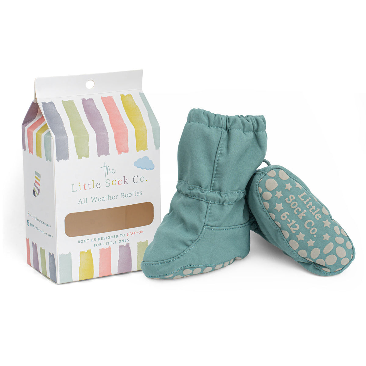 All Weather Stay-On Baby & Toddler Booties | Splash