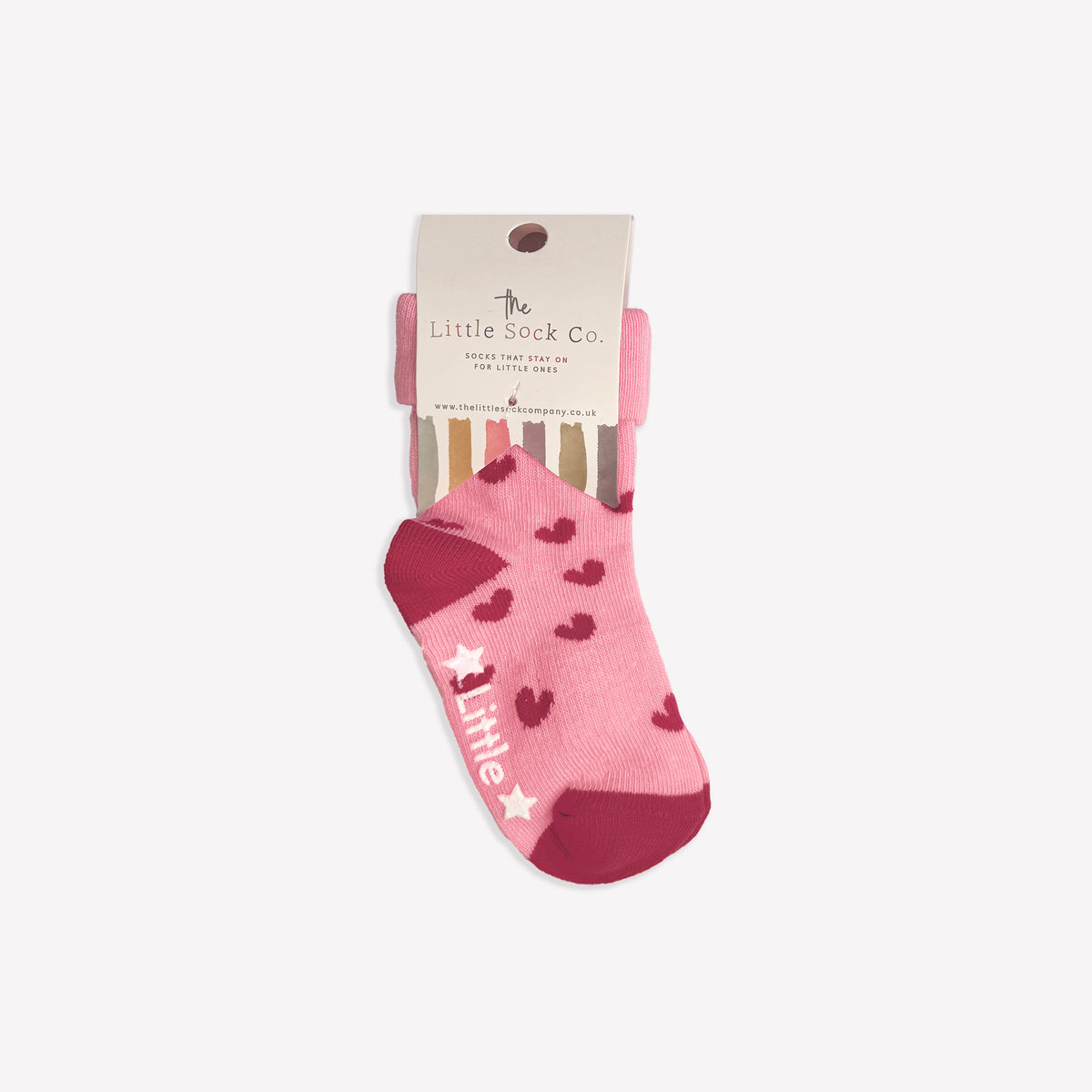 Non-Slip Stay on Baby and Toddler Socks - 3 Pack in Amore