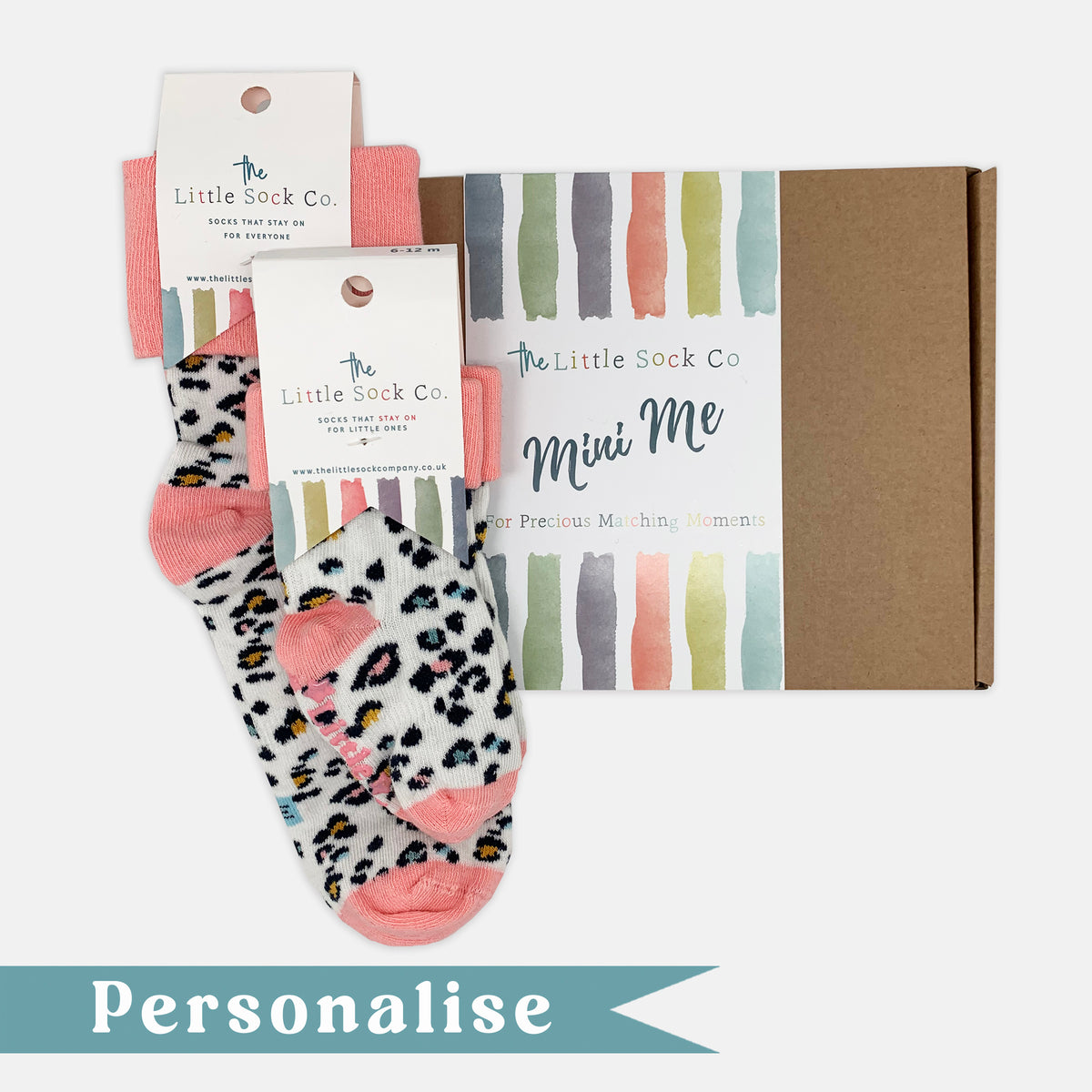 Personalised Mini Me Blake 🐾 Matching Adult and Child Family Socks Gift Set - The Perfect Gift for Mother's Day or Birthdays
