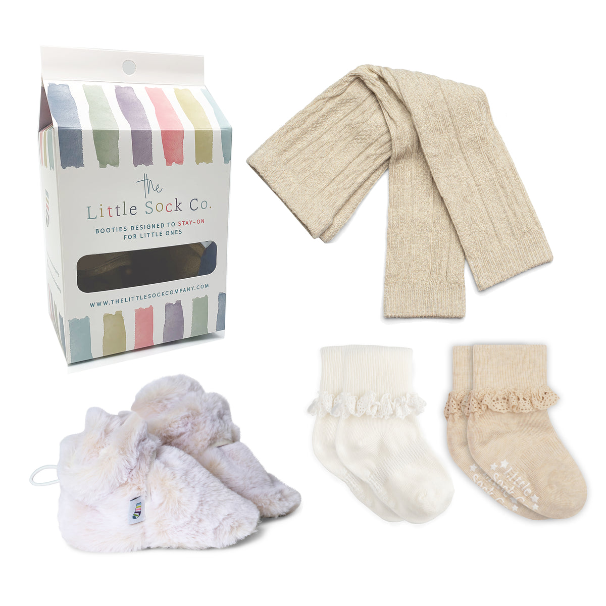 Icelandic Baby Bundle | Booties, Leggings & Frilly Socks