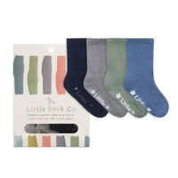 Gift Box of Socks - 4 Pairs of Classic Non-Slip Stay-on Socks