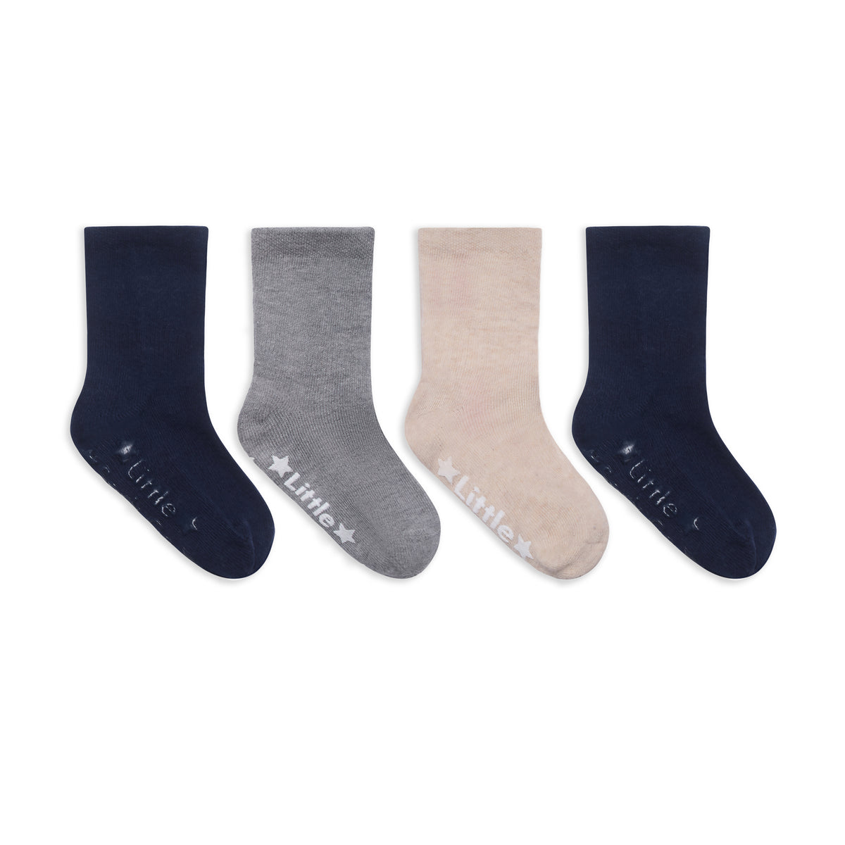 Classic Non-Slip Stay-on Socks - Neutral