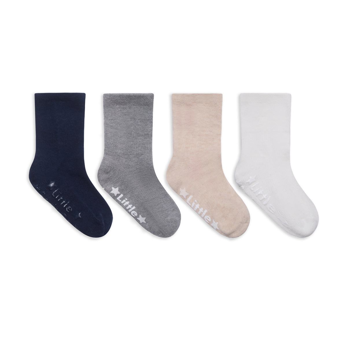 Classic Non-Slip Stay-on Socks - Neutral