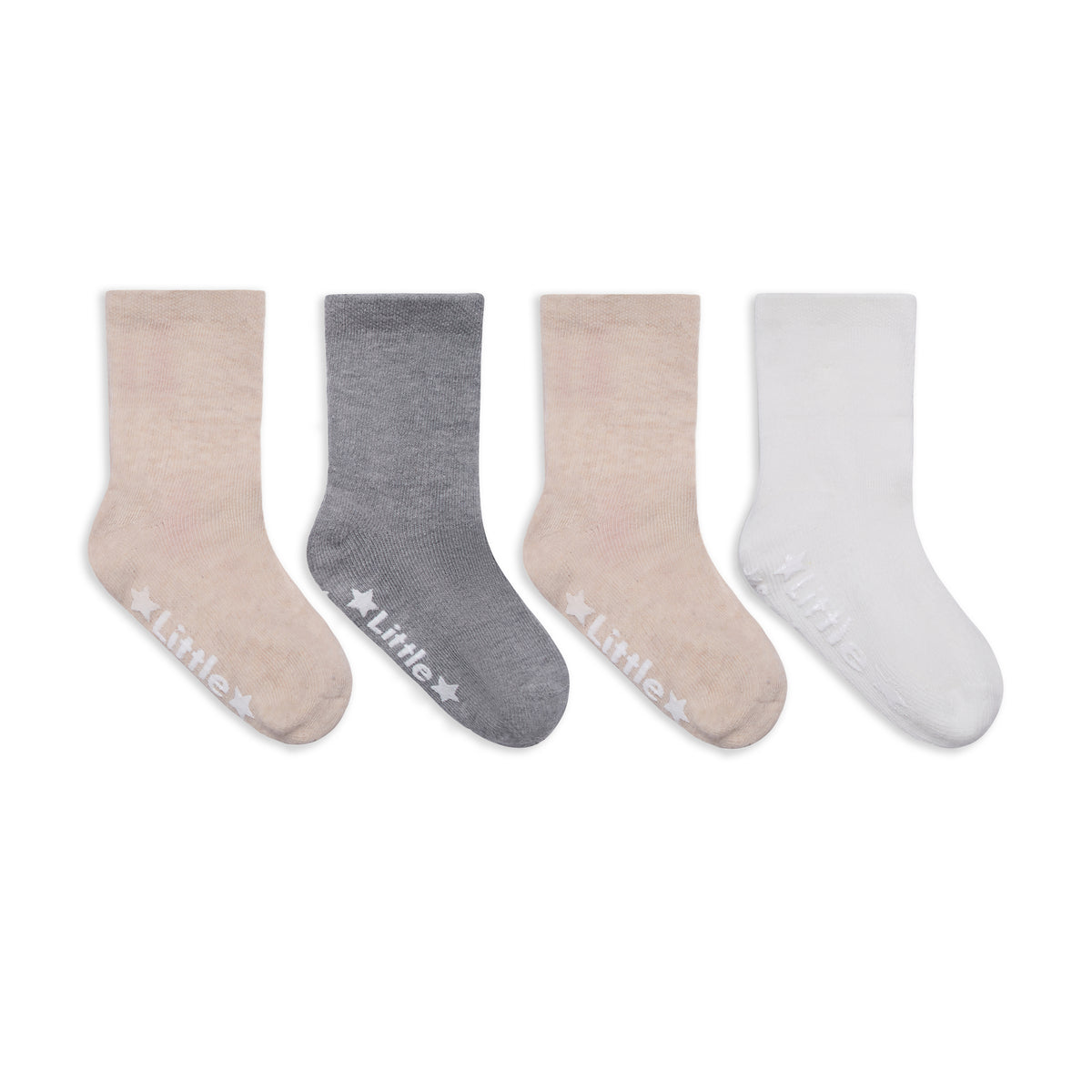 Classic Non-Slip Stay-on Socks - Neutral