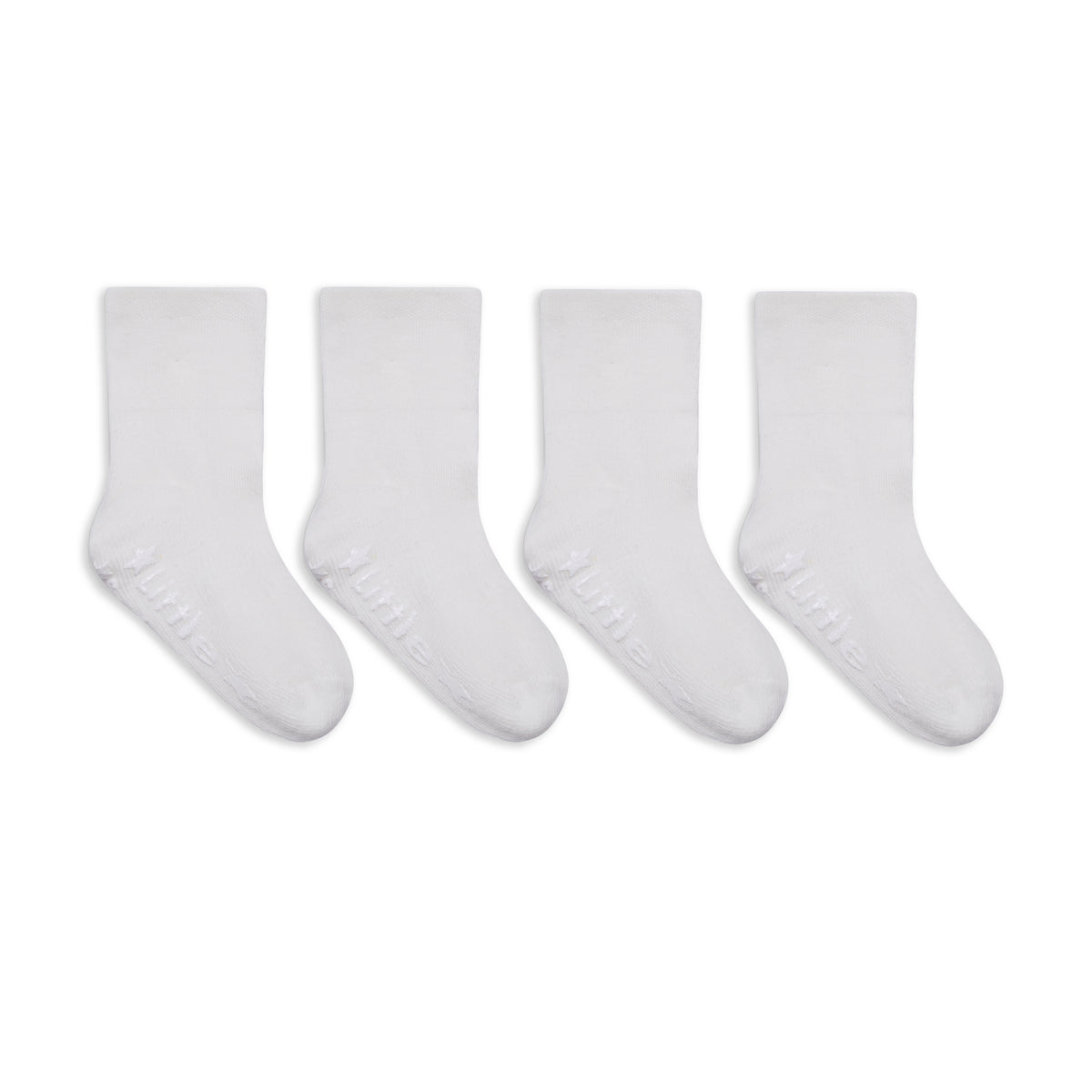 Classic Non-Slip Stay-on Socks - Aspen White