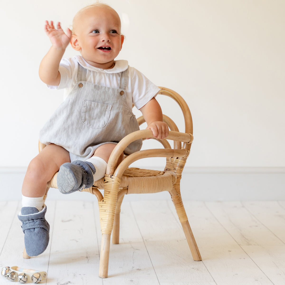 Classic Non-Slip Stay-on Socks - Aspen White