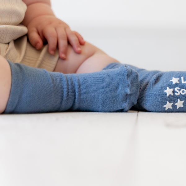 Classic Non-Slip Stay-On Baby & Toddler Socks | Parker