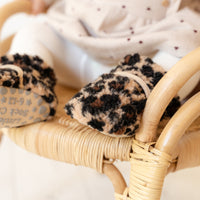Leo - Stay-on, Non-Slip Booties - Plush Pram Slipper