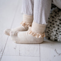 Bootie + Sock Bundle | Caramel Frilly