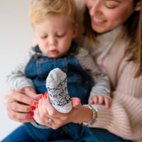 OUTLET - SMALLER FIT - Non-Slip + Stay On Baby and Toddler Socks - 3 Pack in Arctica