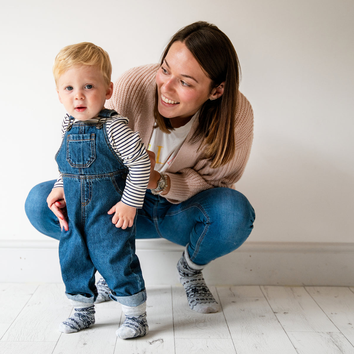 Baby & Child's Mini Me Matching Socks in Arctica