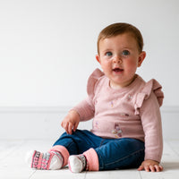 Baby & Child's Mini Me Matching Socks in Pink Nordic