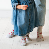 Baby & Child's Mini Me Matching Socks in Hart