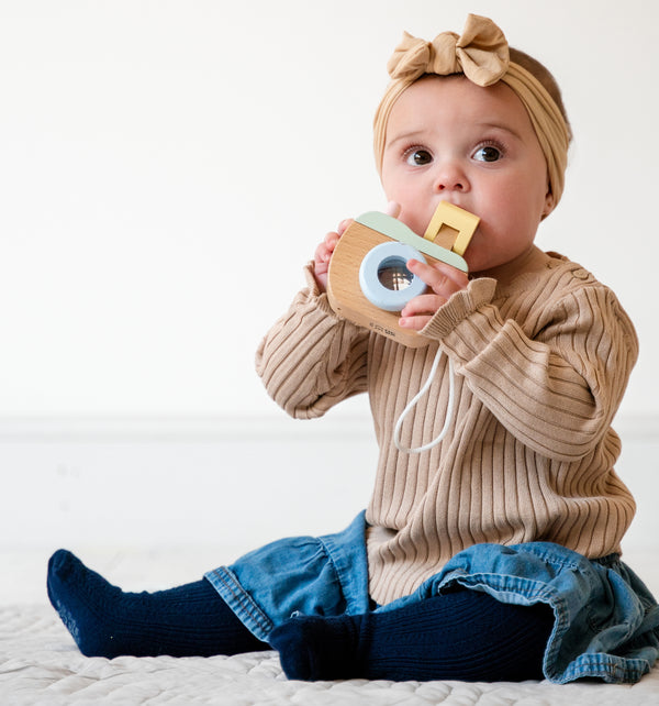 Non-Slip Super Soft Cable Knit Tights in Navy | School tights - up to 6 years