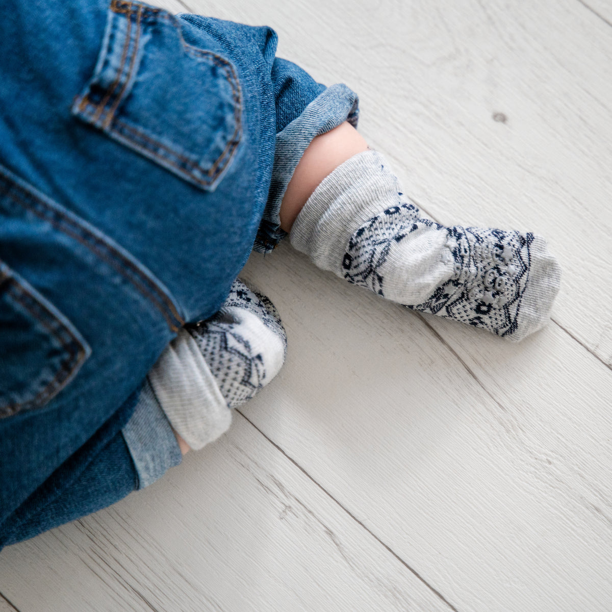 Mathing Socks SMALLER FIT - Baby & Child's Mini Me Matching Socks in Arctica โ The ...