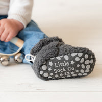 Plush Fleece Stay-On Baby & Toddler Booties | Nyt