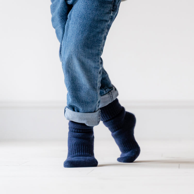 Cosy Non-Slip Stay-On Baby & Toddler Socks | Cove