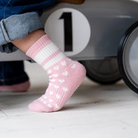 Non-Slip Stay-on Sporty Sock | 5 pack Pink
