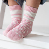 Non-Slip Stay-on Sporty Sock | Pink | 3 pack