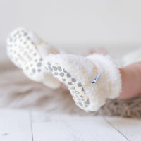 Cosy Borg Stay-on, Non-Slip Booties | Polar