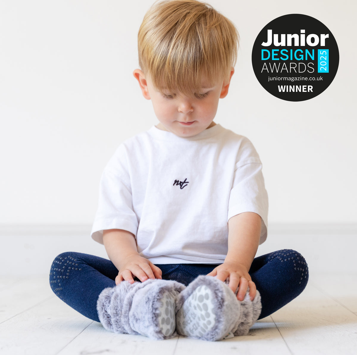 Eskimo - Stay-on, Non-Slip Booties - Plush Pram Slipper