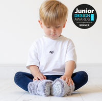 Eskimo - Stay-on, Non-Slip Booties - Plush Pram Slipper