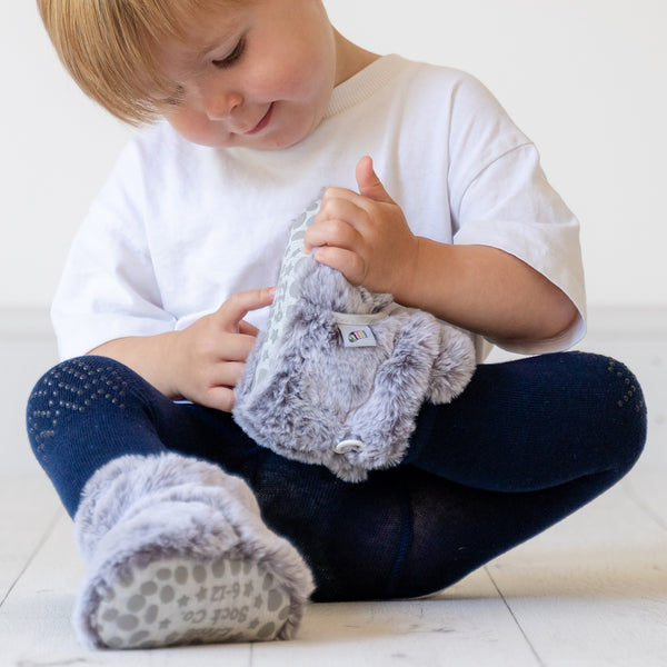 Plush Stay-On Baby & Toddler Booties | Eskimo